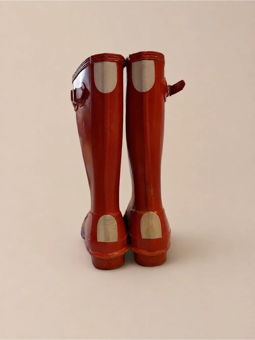 Hunter Original Kids Tall Gloss Rain Boots Red Size US 2